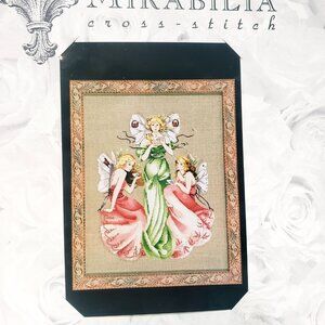 Mirabilia Cross Stitch Pattern Three For Tea Fairies 1998 Nora Corbett MD37